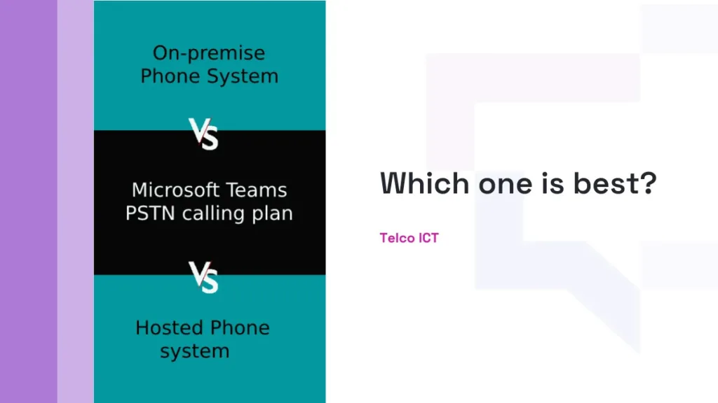On-Premise vs Hosted vs Microsoft