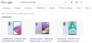 The shopping ads